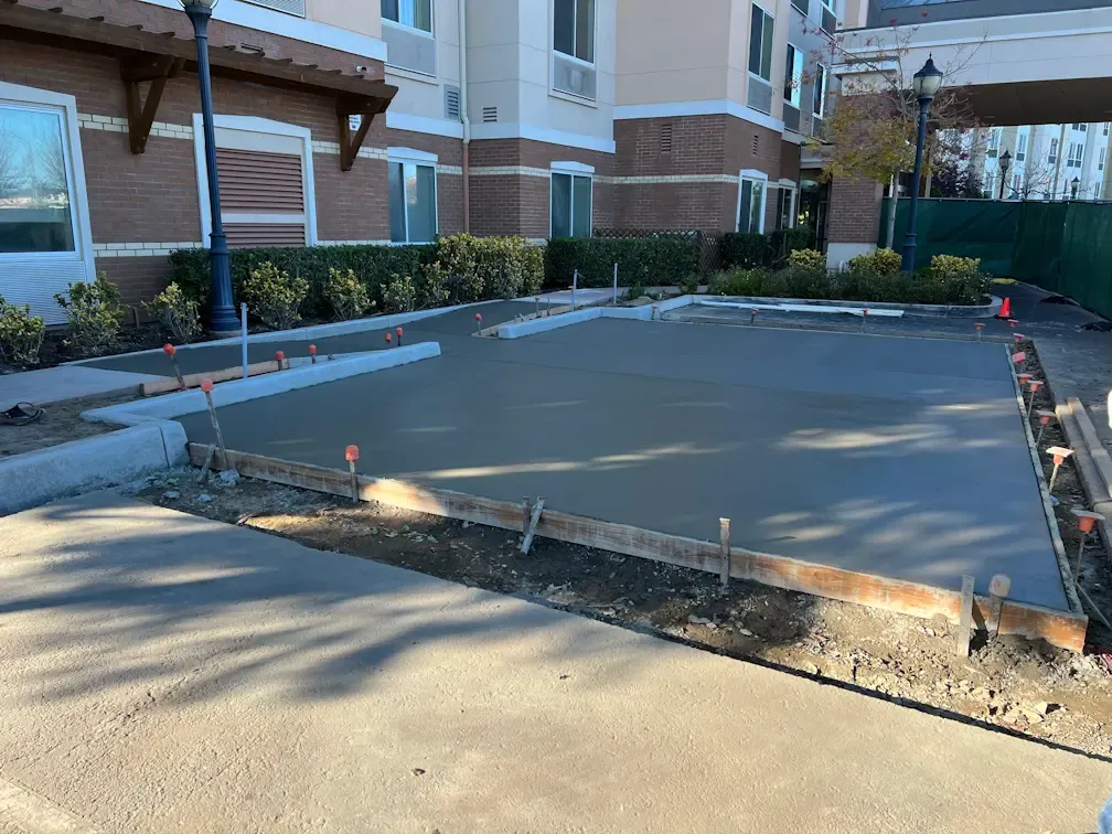 Commercial concrete slab on grade construction